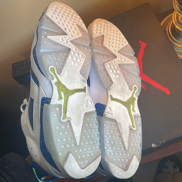 Air Jordan Retro 6 Low Ghost Green size 13 - Picture 7 of 8